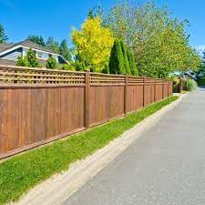 Wood fencing